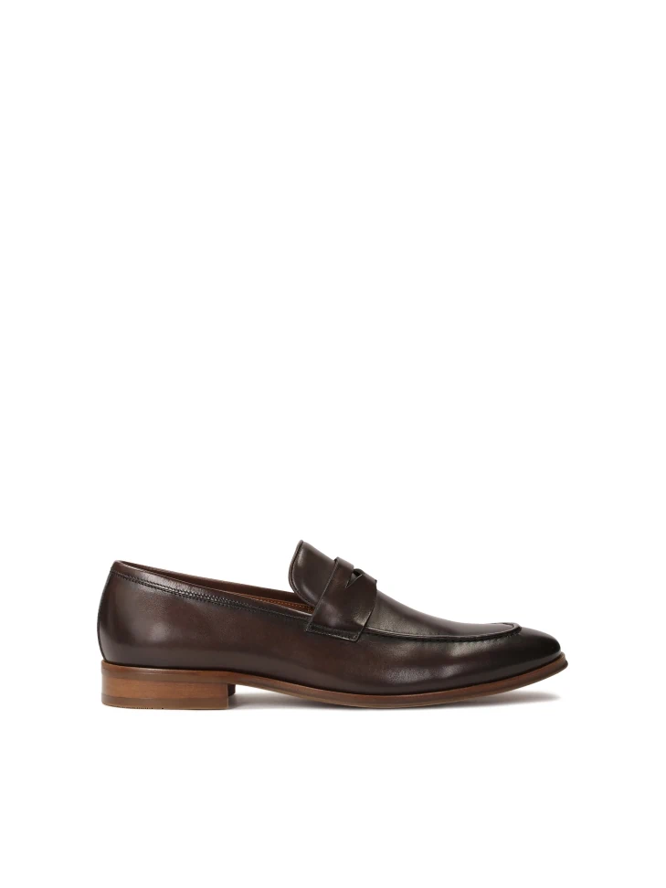 kazar Business brown loafers with shaded upper