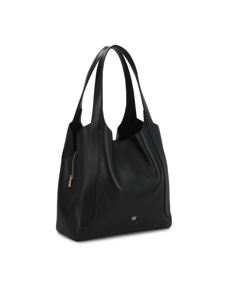 Kazar Capacious Leather Shoulder Bag