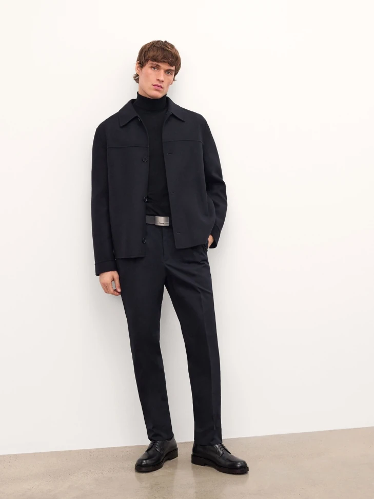 Kazar Casual Black Derby Shoes