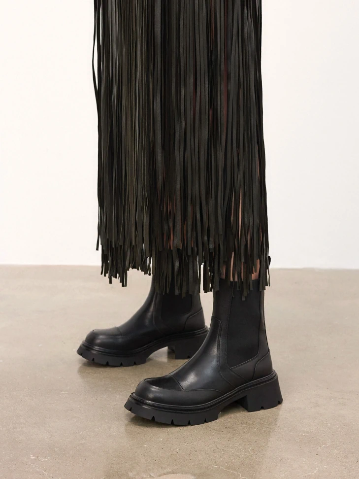 Kazar Chelsea Boots In Natural Leather