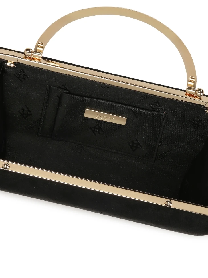 Kazar Chic Handbag With Decorative Clasp