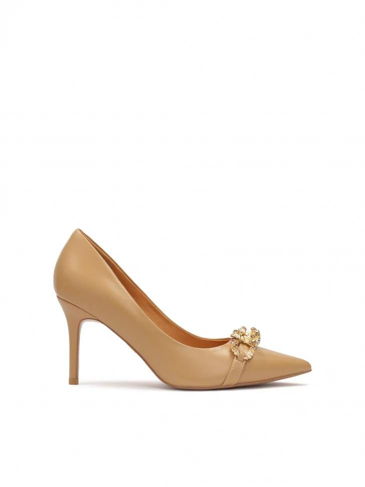 kazar Chic stilettos with jewelry embellishment