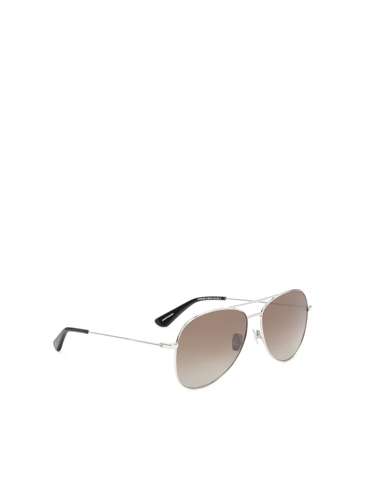 Kazar Classic Aviator Glasses With Silver Frame