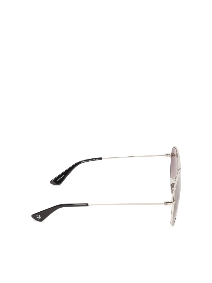 Kazar Classic Aviator Glasses With Silver Frame