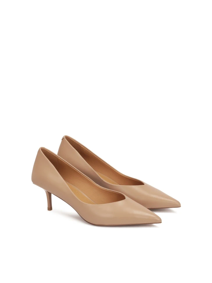 Kazar Classic Beige Leather Pumps