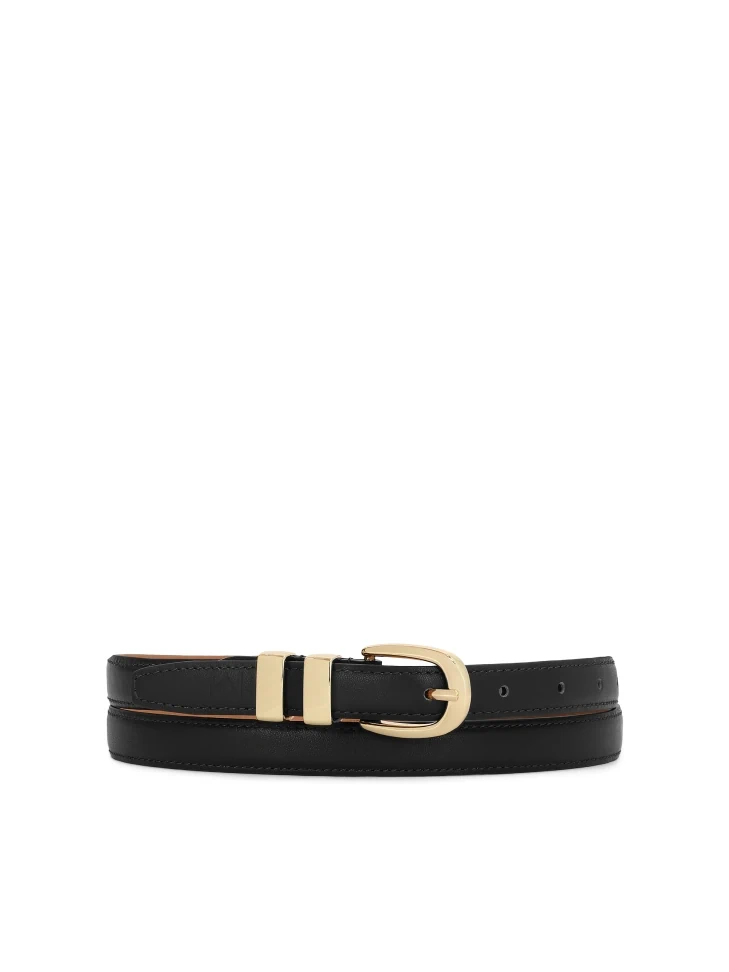 kazar Classic black belt with narrow profile