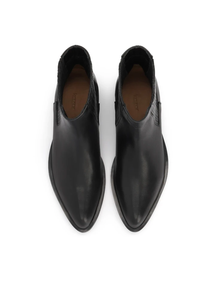 Kazar Classic Black Chelsea Boots