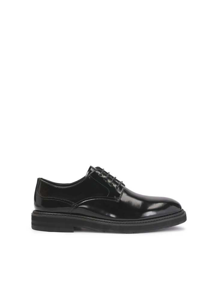 kazar Classic black derby shoes