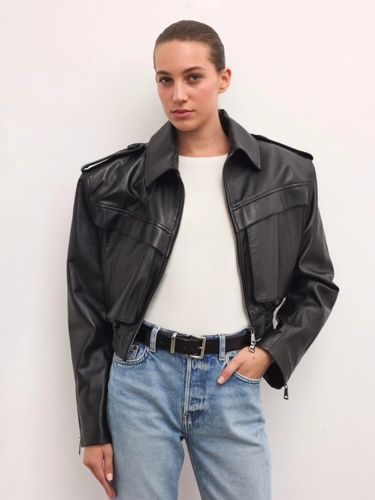 Kazar Classic Black Leather Belt