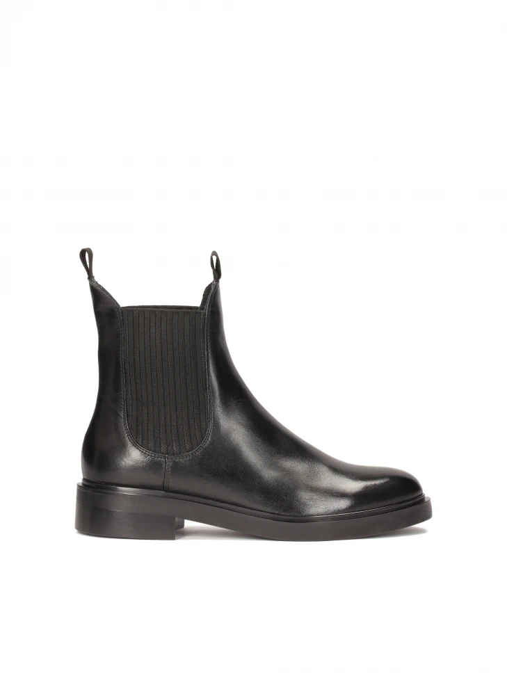 kazar Classic black leather Chelsea boots