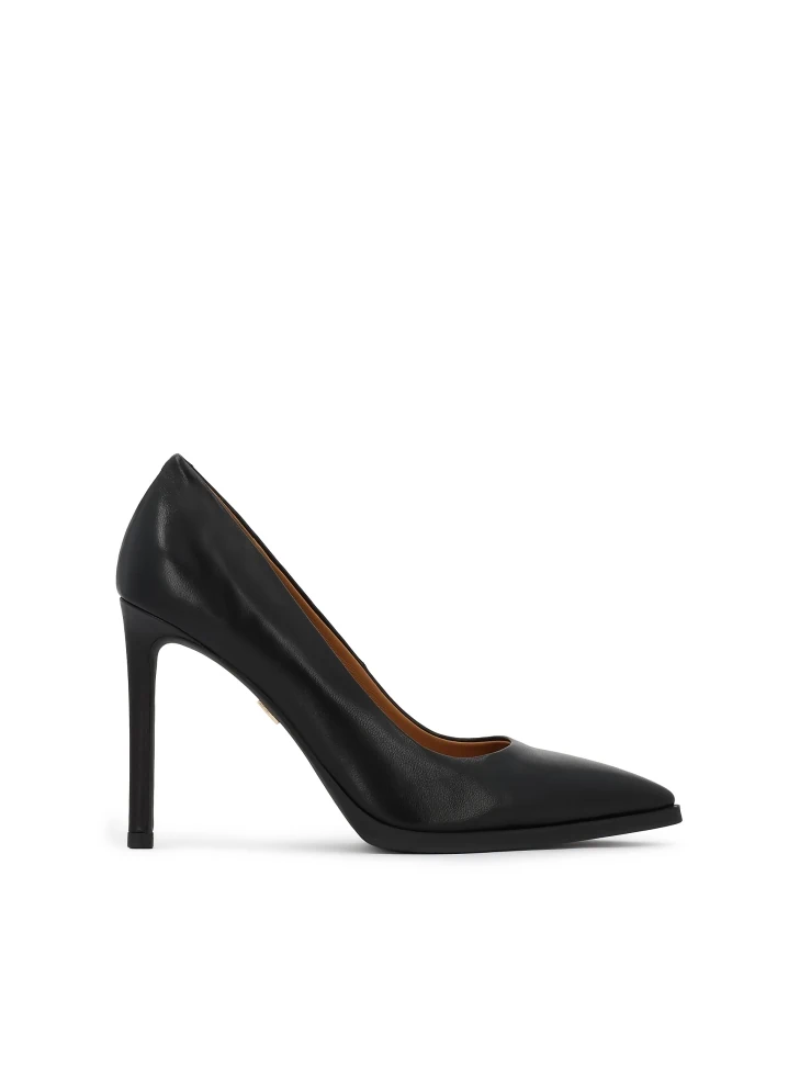 kazar Classic black leather pumps