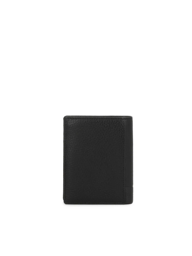 Kazar Classic Black Leather Wallet
