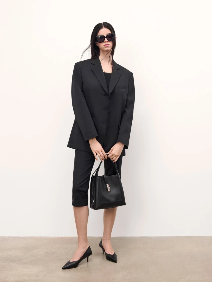 Kazar Classic Black Pointed-toe Pumps