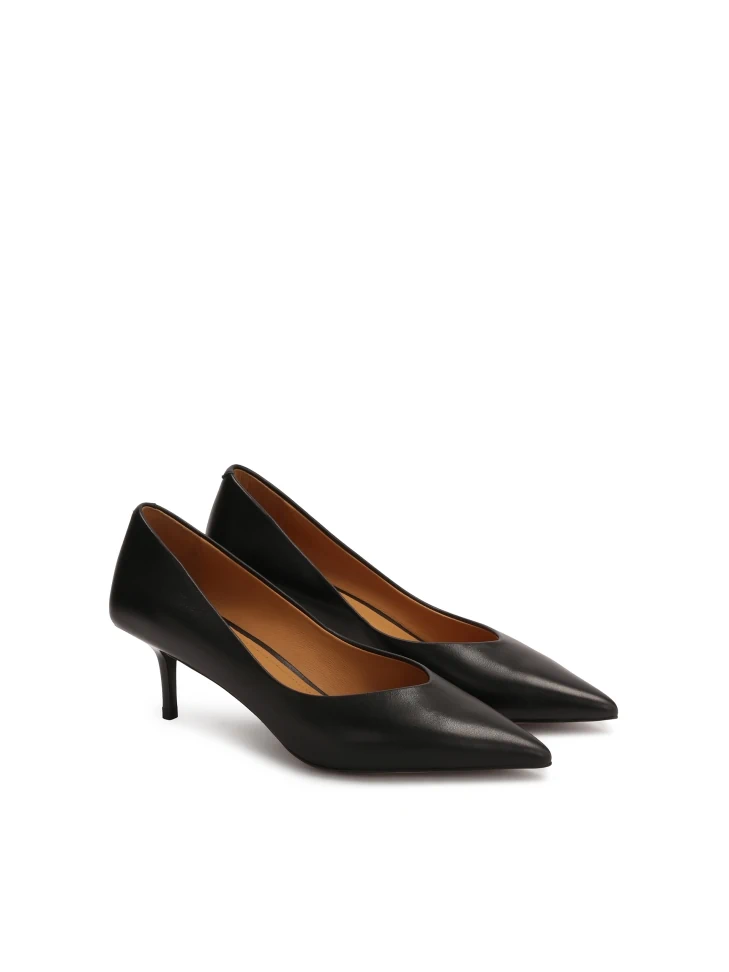 Kazar Classic Black Pointed-toe Pumps