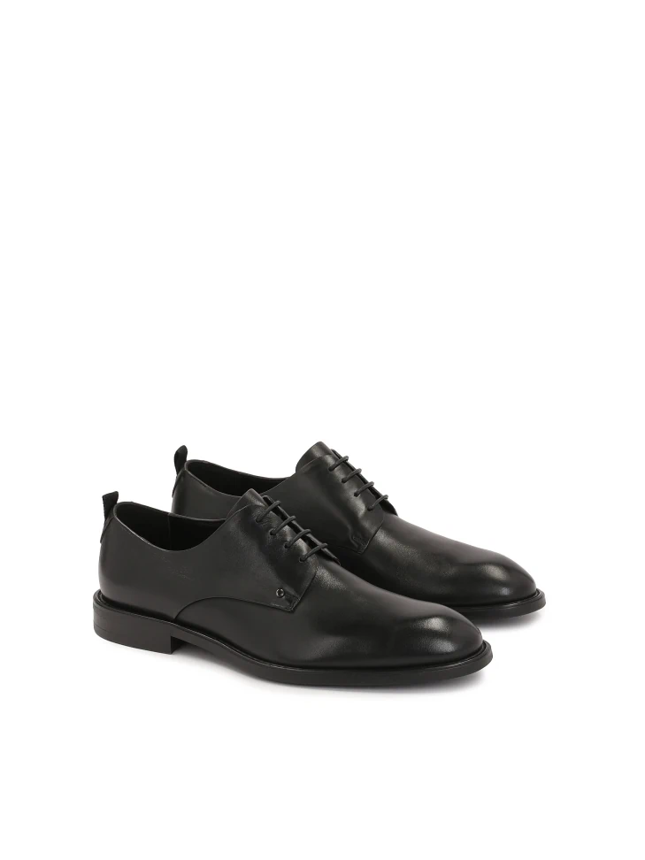 Kazar Classic Black Shoes For Suit