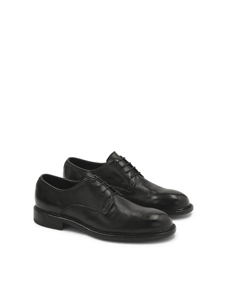 Kazar Classic Black Shoes On A Leather Sole