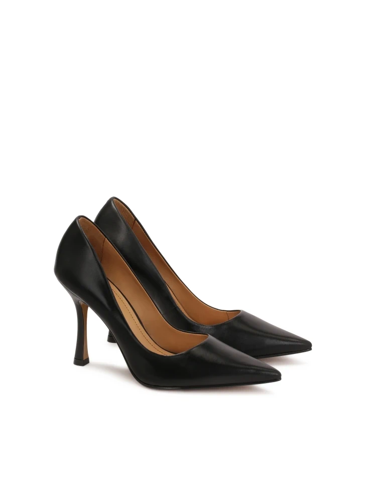 Kazar Classic Black Stiletto Pumps