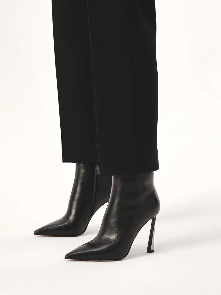 Kazar Classic Boots With Black And Silver Heels