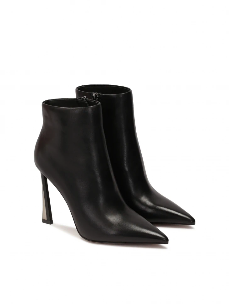 Kazar Classic Boots With Black And Silver Heels