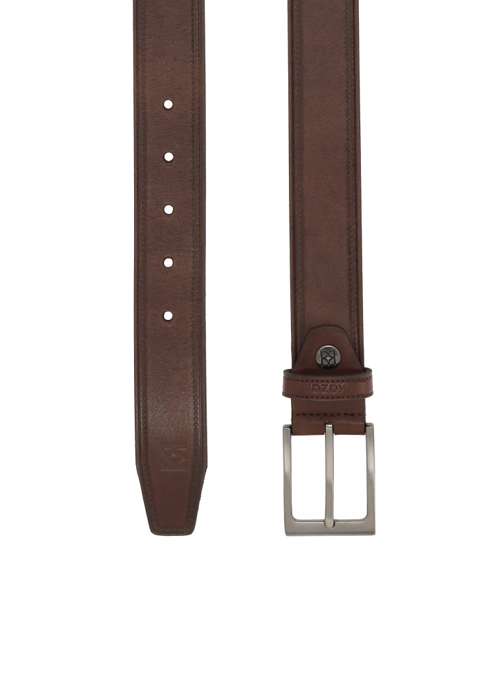 Kazar Classic Brown Leather Belt