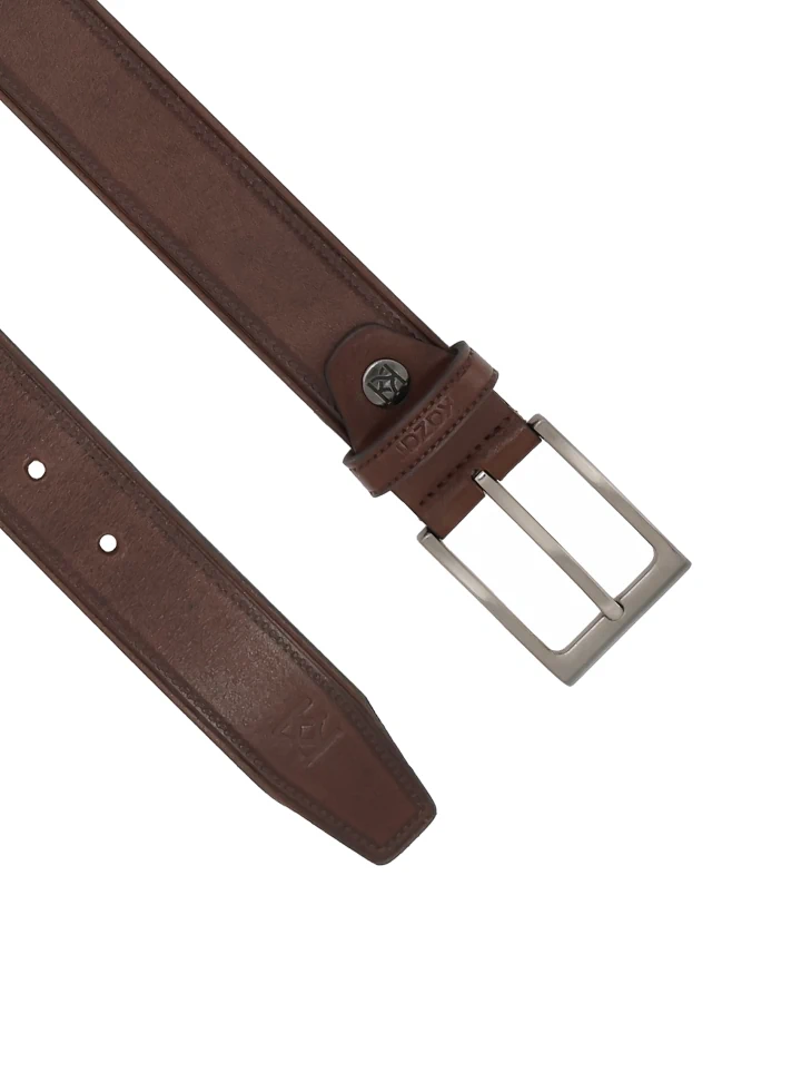 Kazar Classic Brown Leather Belt