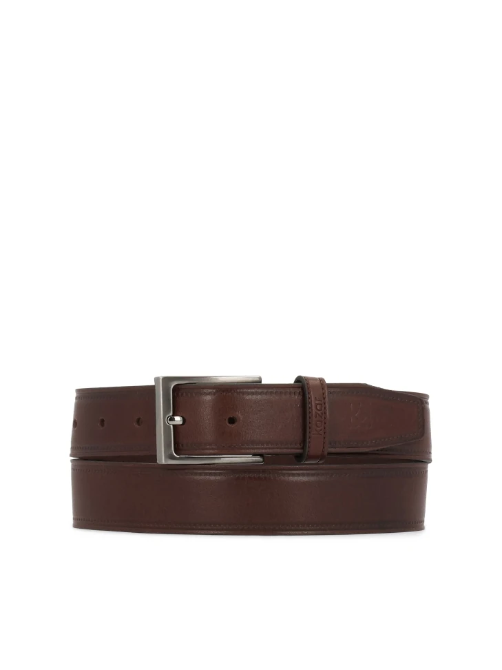 kazar Classic brown leather belt