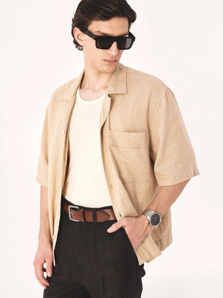 kazar Classic brown men's belt