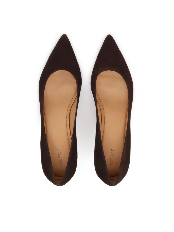 Kazar Classic Brown Suede Pumps