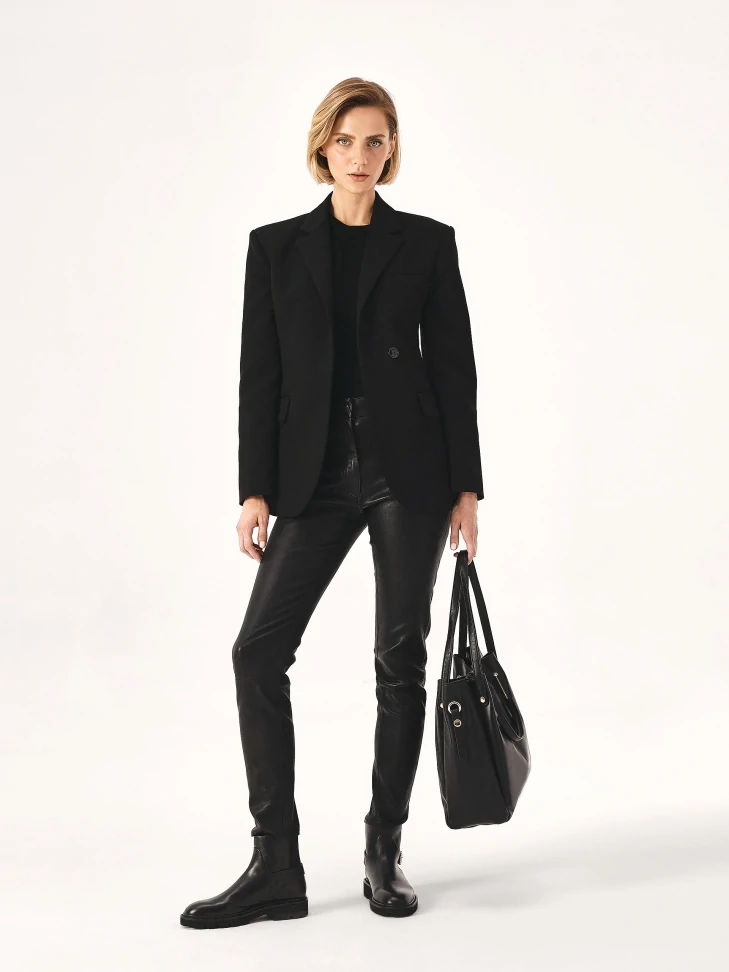 Kazar Classic Leather Boots On A Flat Sole