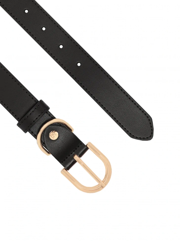 Kazar Classic Narrow Belt With Half-round Buckle
