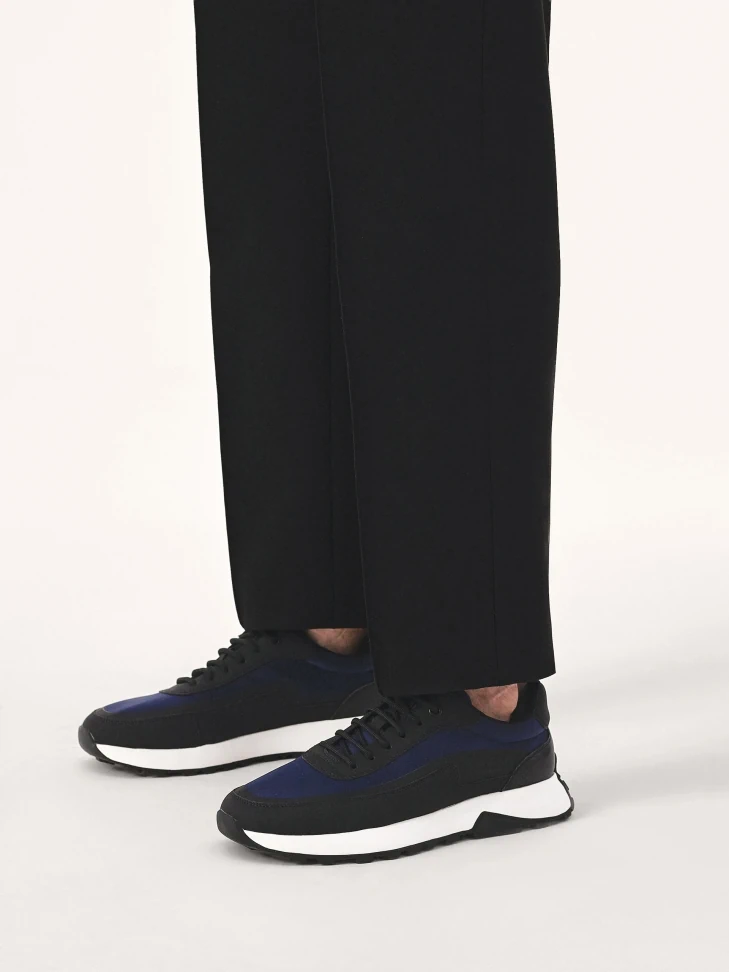 Kazar Combination Material Sneakers