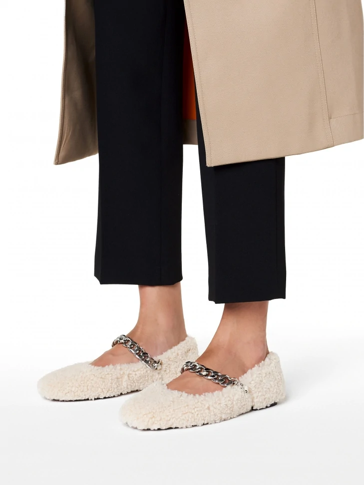 Kazar Comfortable Ballerinas With Chain