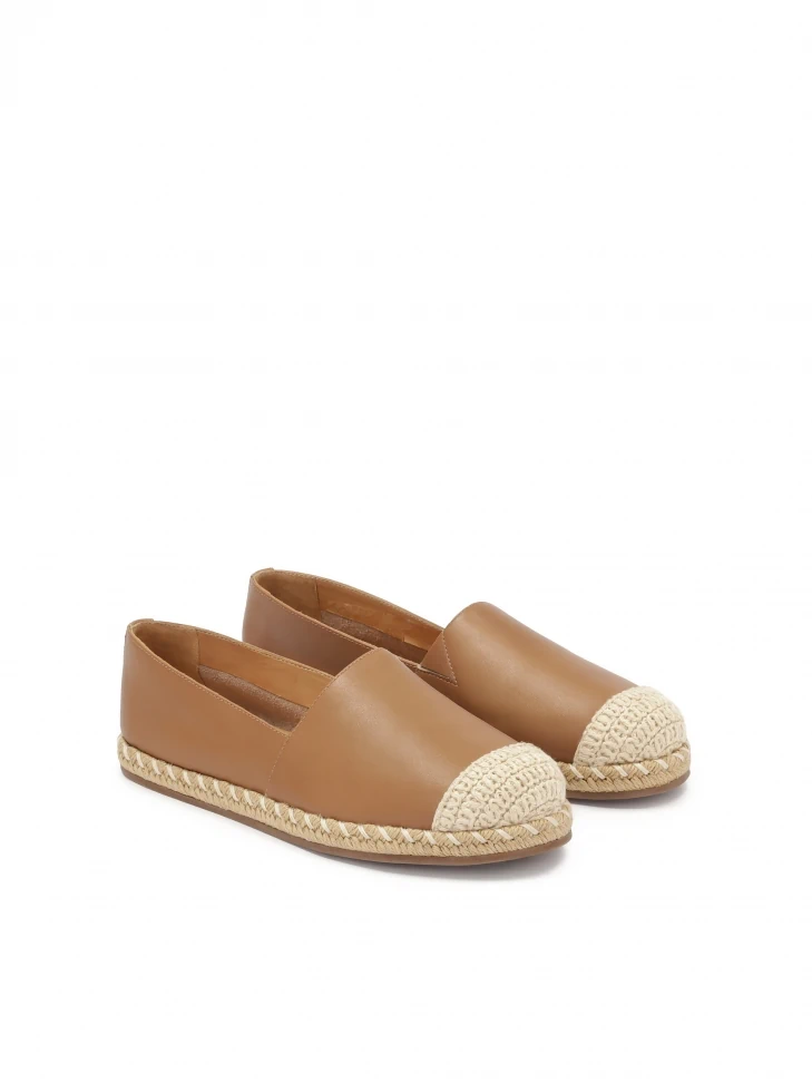 Kazar Comfortable Espadrilles In Smooth Leather