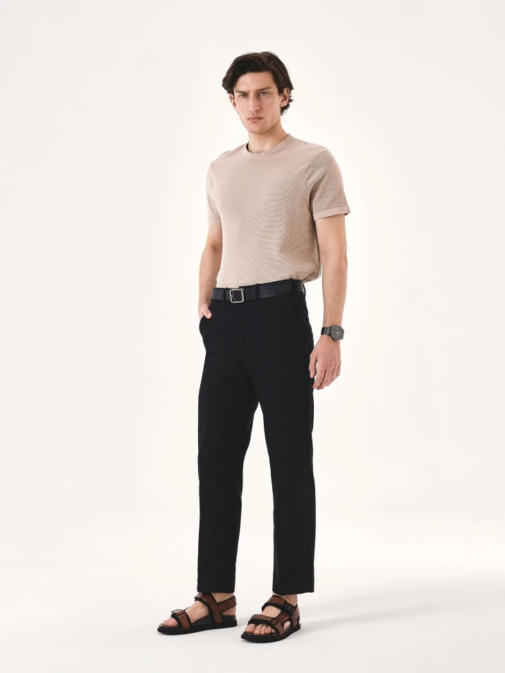 Kazar Comfortable Leather Sandals In Brown Color