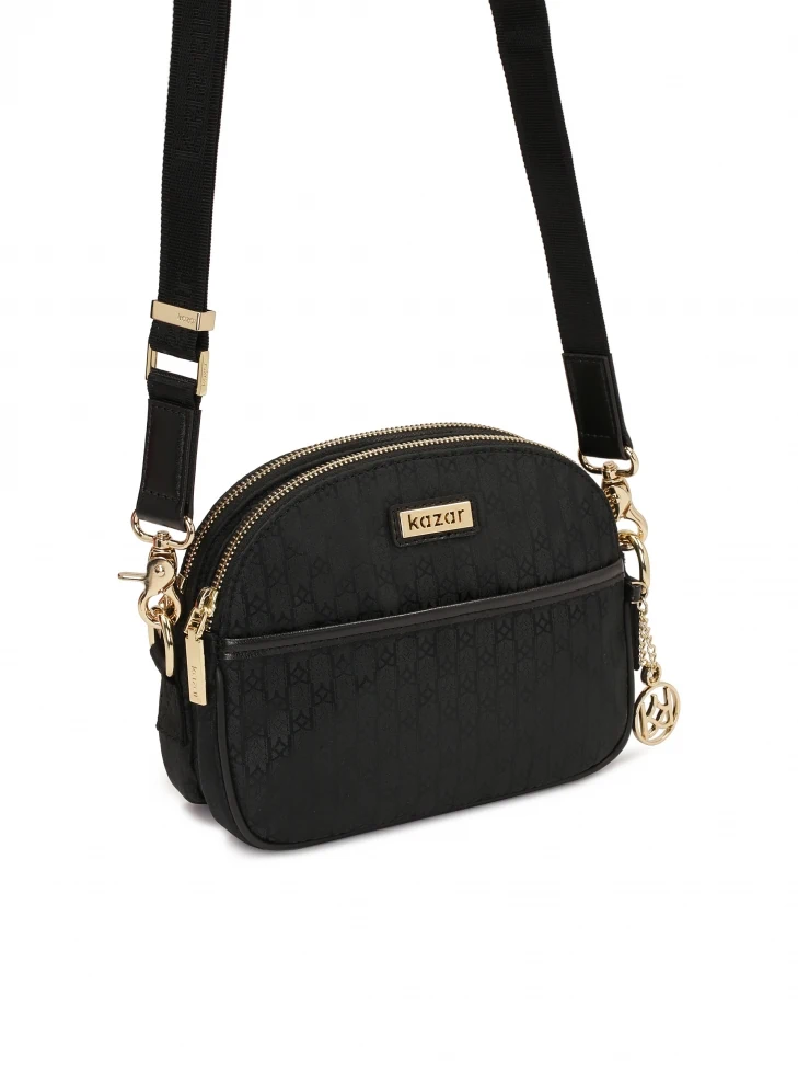 Kazar Compact Fabric Messenger Bag With 3 Chambers