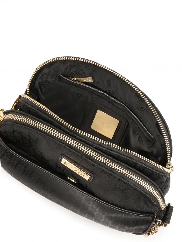 Kazar Compact Fabric Messenger Bag With 3 Chambers