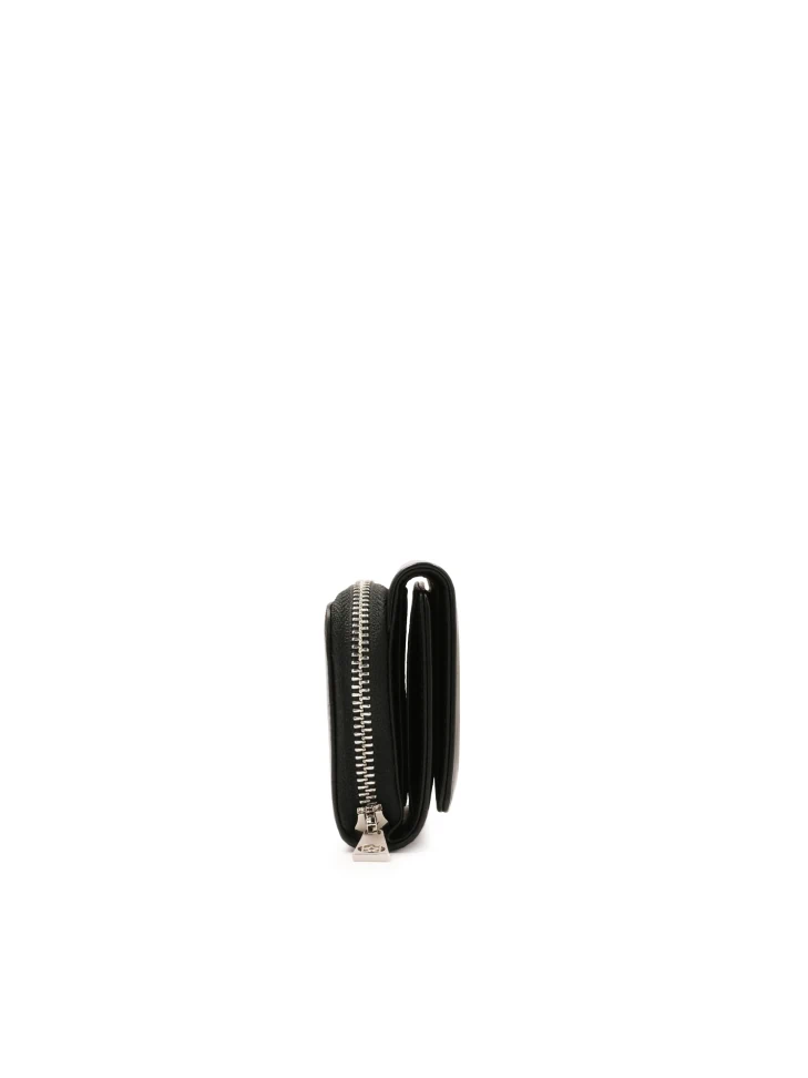 Kazar Compact Leather Wallet With Clasp