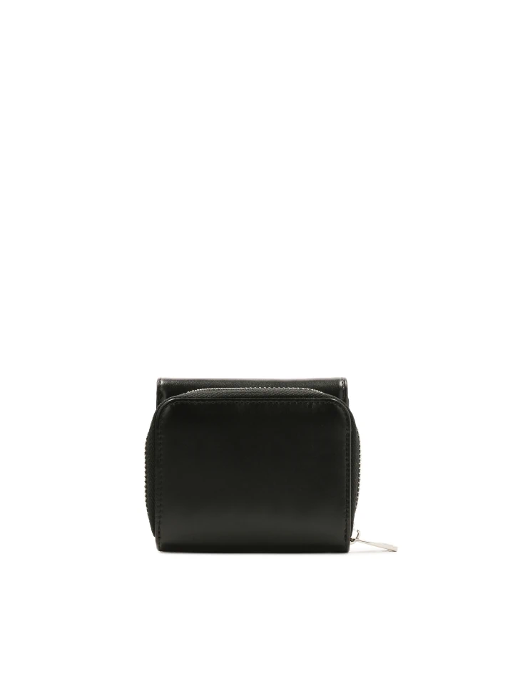 Kazar Compact Leather Wallet With Clasp