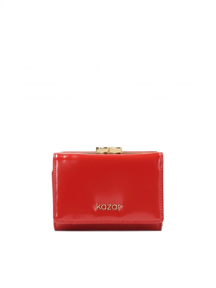 kazar Compact red wallet