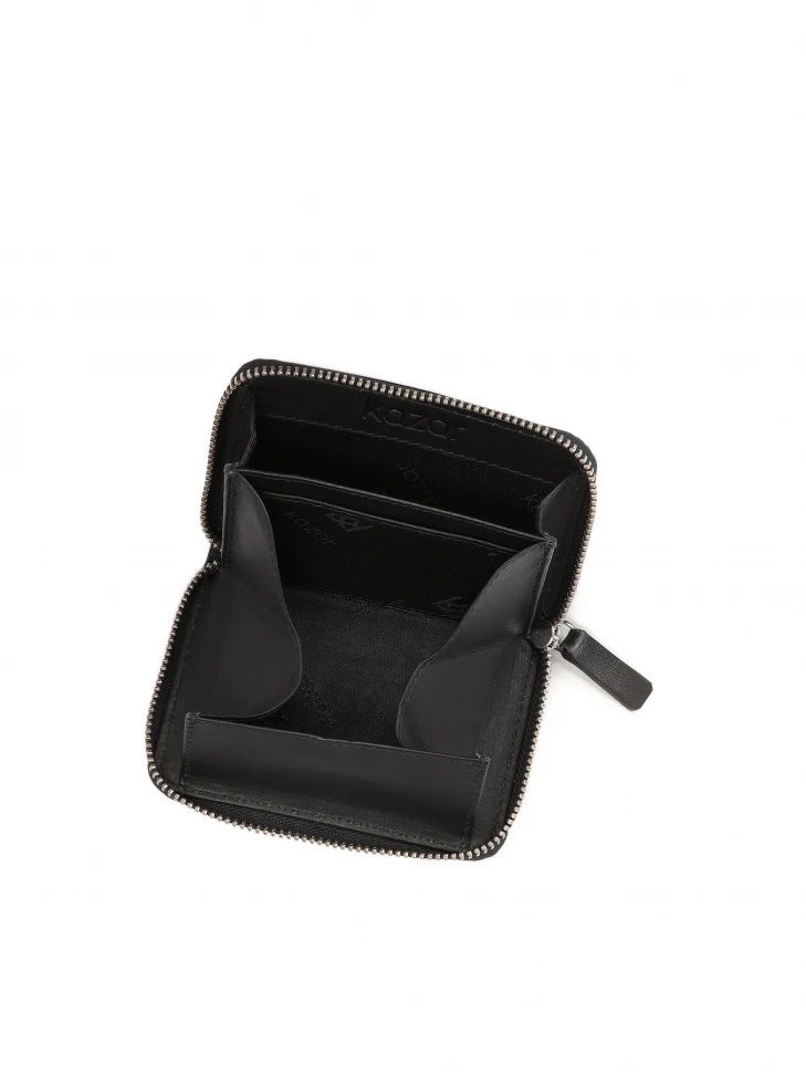 Kazar Compact Wallet With Zipper