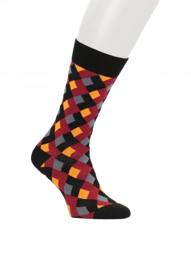 kazar Cotton socks in diamonds