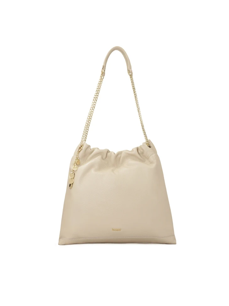 kazar Cream bag with chains