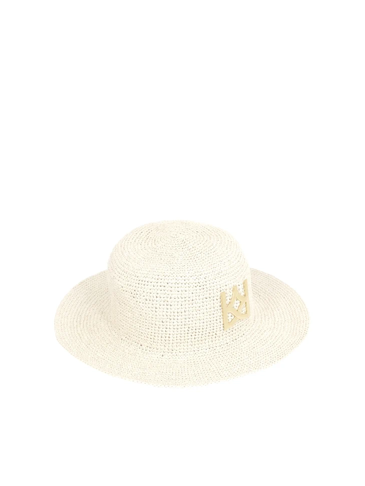 Kazar Cream-colored Straw Hat