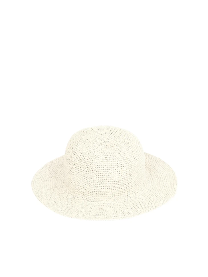 Kazar Cream-colored Straw Hat