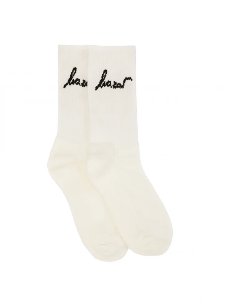 Kazar Cream Combed Cotton Socks