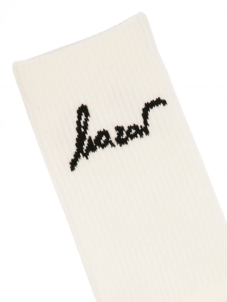 Kazar Cream Combed Cotton Socks