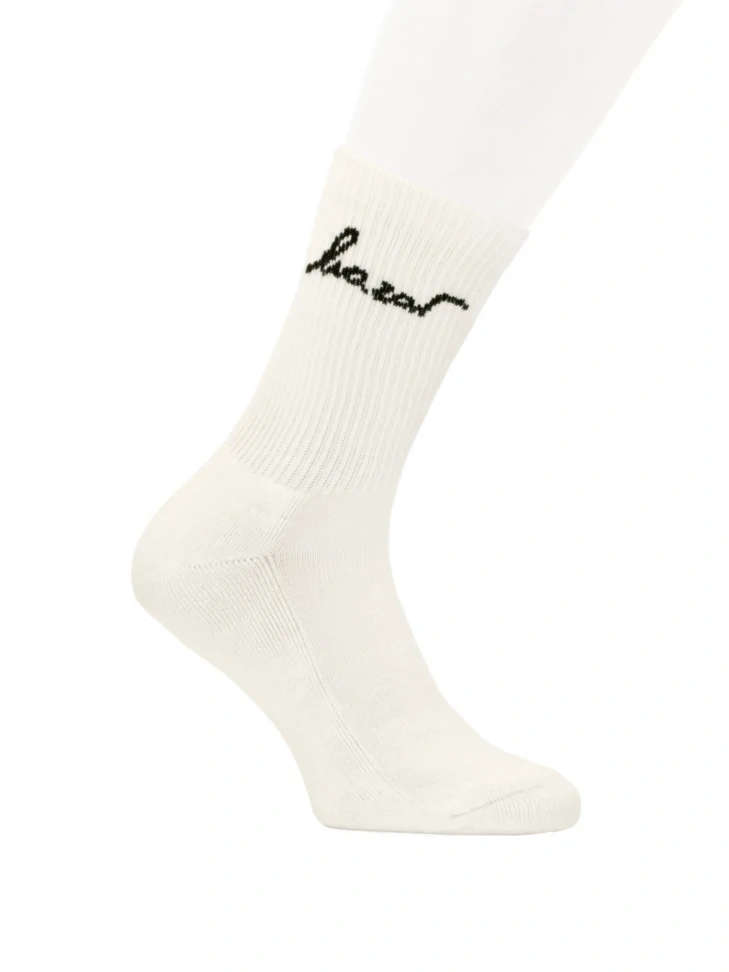 kazar Cream combed cotton socks