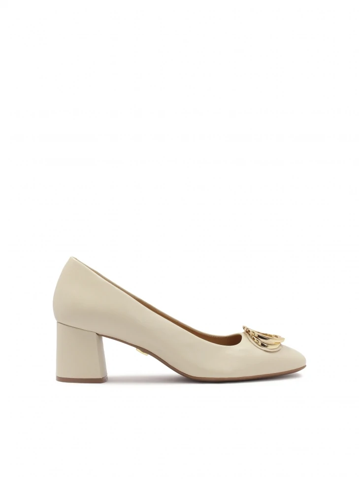 kazar Cream pumps with comfort insole