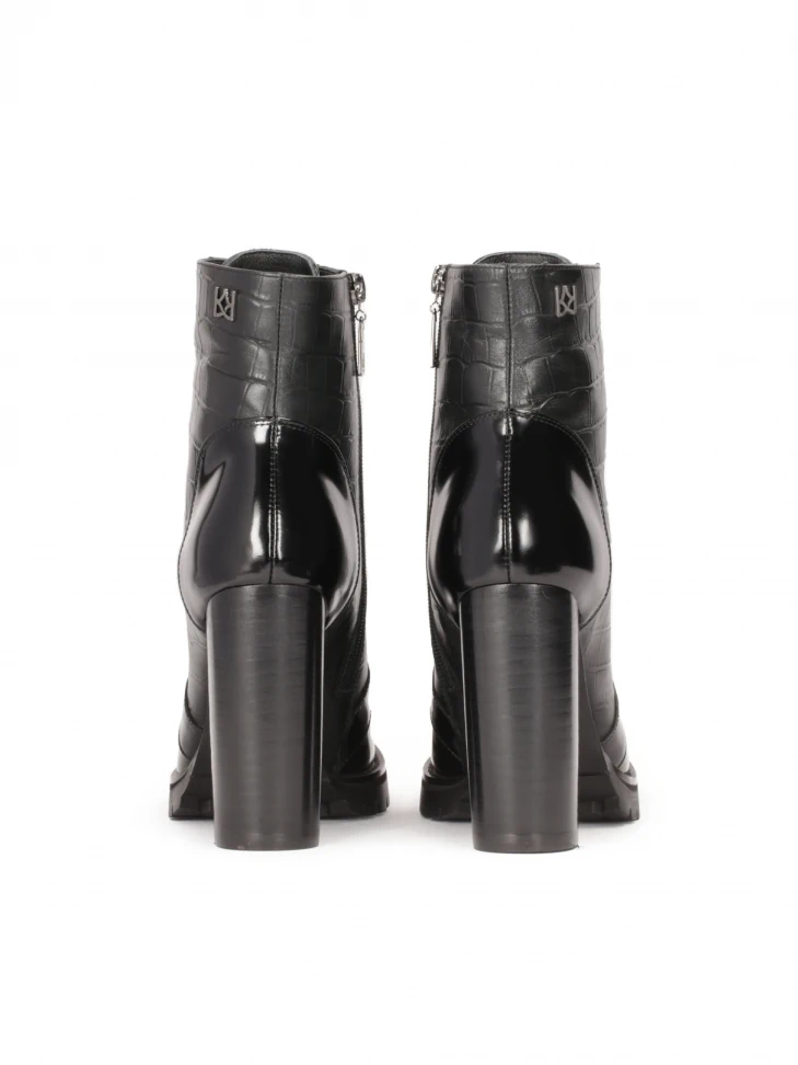 Kazar Crocodile Pattern Boots