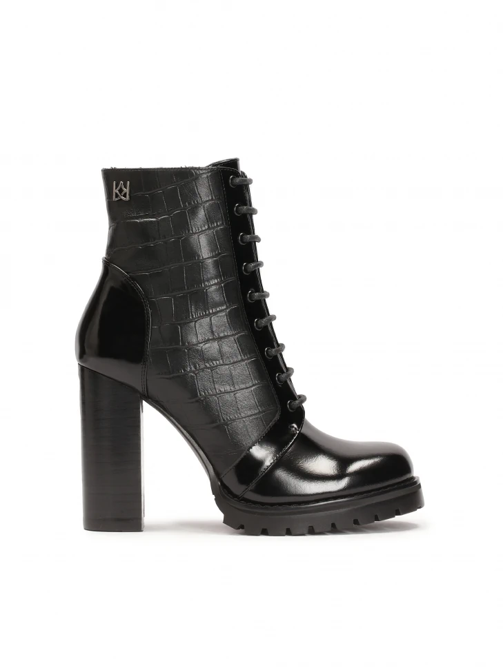 kazar Crocodile pattern boots